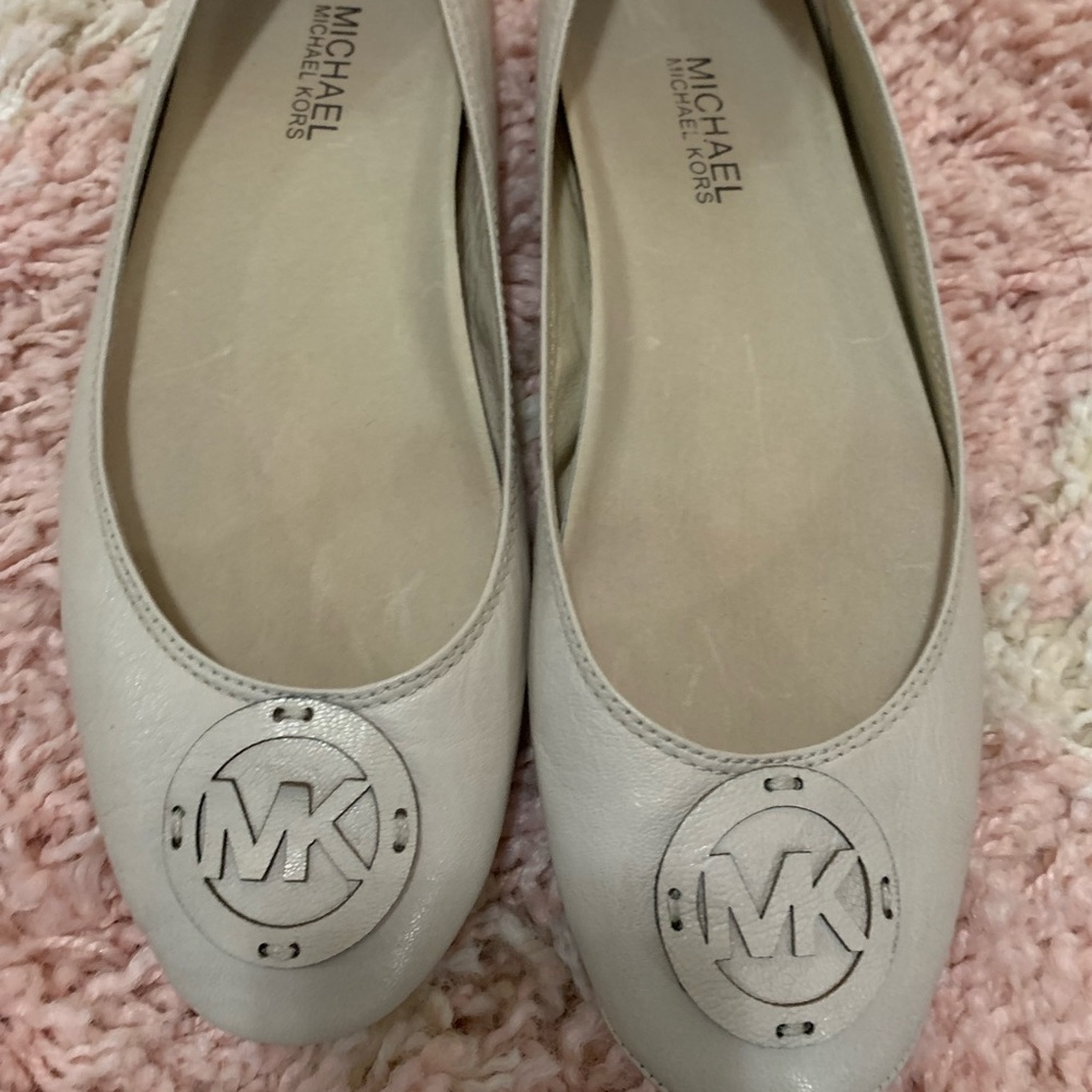 Michael Kors leather loafer flat